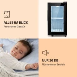 Brooklyn 23 Slim Kühlschrank LED Kunststoff-Einsatz Glastür -Haushaltsgeräte Rabatte 10039904 de 0005 logo
