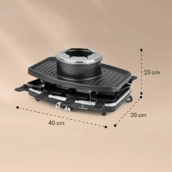 Entrecote 2-in-1 Raclette-Grill & Fondue Naturstein 1100W 8 Personen 13 Entrecote 2-in-1 Raclette-Grill & Fondue Naturstein 1100W 8 Personen -Haushaltsgeräte Rabatte 10039922 yy 0007 logo