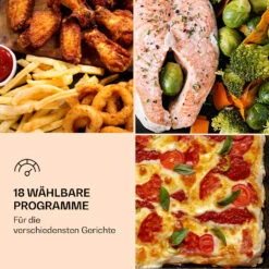 Vigor Air Heißluftfritteuse 1800 W 30 Liter 18 Programme -Haushaltsgeräte Rabatte 10039941 de 0004 logo