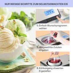 Dolce Bacio Smart Eiscremebereiter Yogurtmaker Kompressor 2 Liter WiFi Touch Edelstahl 11 Dolce Bacio Smart Eiscremebereiter Yogurtmaker Kompressor 2 Liter WiFi Touch Edelstahl -Haushaltsgeräte Rabatte 10040048 de 0004 logo