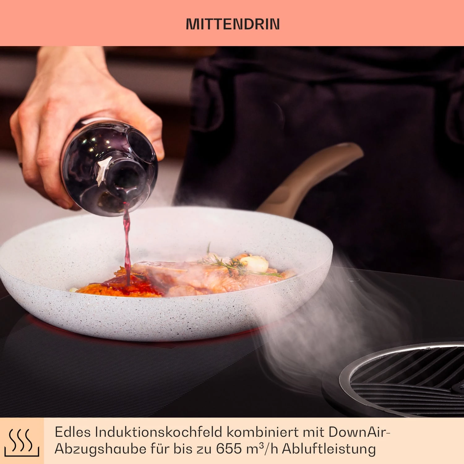 Full House 3.0 Down Air System Induktionsherd DownAir-Haube 655 M³/h 3 Full House 3.0 Down Air System Induktionsherd DownAir-Haube 655 M³/h – Bild 3