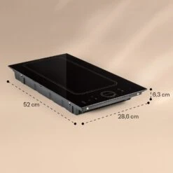 Victoria Domino Induktionskochfeld Einbau 3500W Flexzone Timer -Haushaltsgeräte Rabatte 10040199 yy 0007 dimensions