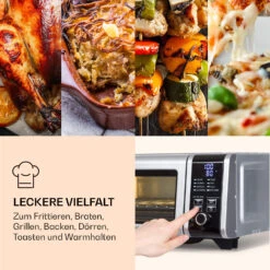 Vita-Crisp Heißluftfritteuse 1700W 10L 8 Funktionen Platzsparend -Haushaltsgeräte Rabatte 10040224 de 0004 logo