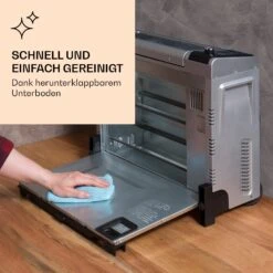 Vita-Crisp Heißluftfritteuse 1700W 10L 8 Funktionen Platzsparend -Haushaltsgeräte Rabatte 10040224 de 0005 logo