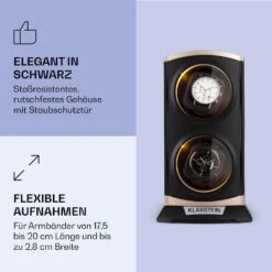 St. Gallen Premium Uhrenbeweger 2 Uhren 4 Geschwindigkeiten -Haushaltsgeräte Rabatte 10040248 de 0005 logo