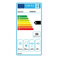 Montblanc 90 Dunstabzugshaube 610m³/h 165W 2x1,5W LED Reling -Haushaltsgeräte Rabatte 10040267 energy label