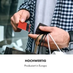 ZNAP Airtag Wallet 8 Karten Münzfach 9x1,5x6 Cm (BxHxT) RFID-Schutz -Haushaltsgeräte Rabatte 10040310 de 0006 logo