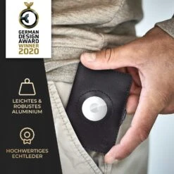 ZNAP Airtag Wallet 8 Karten Münzfach 9x1,5x6 Cm (BxHxT) RFID-Schutz -Haushaltsgeräte Rabatte 10040310 de 0007 usp