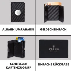 ZNAP Airtag Wallet 12 Karten Münzfach 9x1,8x6 Cm (BxHxT) RFID-Schutz 10 ZNAP Airtag Wallet 12 Karten Münzfach 9x1,8x6 Cm (BxHxT) RFID-Schutz -Haushaltsgeräte Rabatte 10040312 de 0003 logo