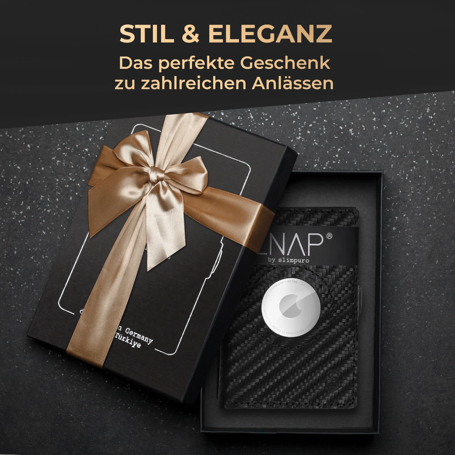 ZNAP Airtag Wallet 12 Karten Münzfach 9x1,8x6 Cm (BxHxT) RFID-Schutz 8 ZNAP Airtag Wallet 12 Karten Münzfach 9x1,8x6 Cm (BxHxT) RFID-Schutz – Bild 8