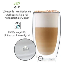 Glaswerk Carajillo Doppelwandige Thermogläser 450 Ml Handgemacht Borosilikatglas -Haushaltsgeräte Rabatte 10040320 de 0006 logo