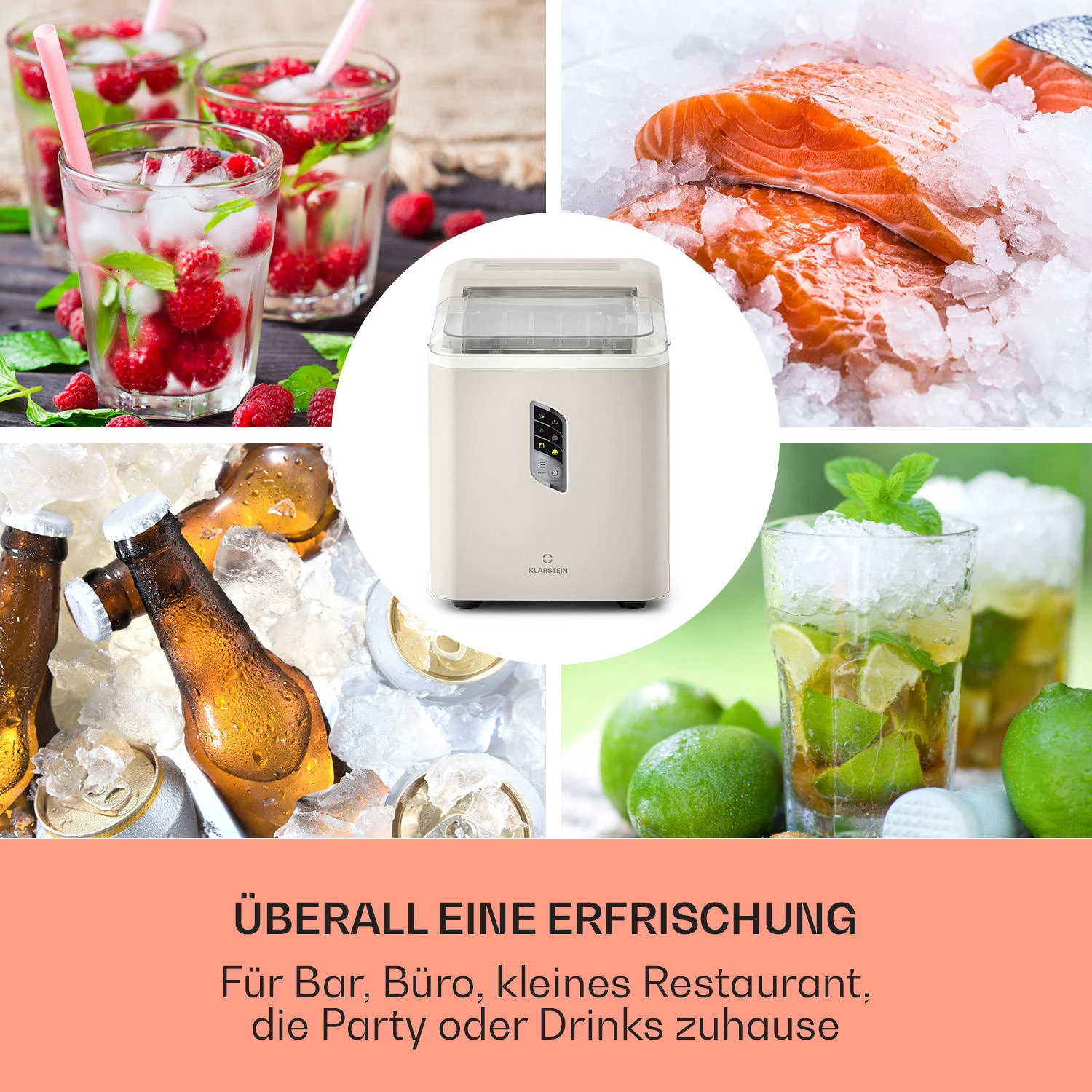 Albaron Eiswürfelmaschine Bullet-Eis 12 Kg / 24 H 1,5 Ltr. Display 3 Albaron Eiswürfelmaschine Bullet-Eis 12 Kg / 24 H 1,5 Ltr. Display – Bild 3