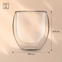 DUOS Jumbo Doppelwandiges Glas 410 Ml Thermofunktion Edelstahl-Löffel -Haushaltsgeräte Rabatte 10040375 yy 0007 logo