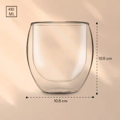 DUOS Jumbo Doppelwandiges Glas 410 Ml Thermofunktion Edelstahl-Löffel -Haushaltsgeräte Rabatte 10040383 yy 0007 logo