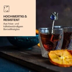 DUOS Doppelwandiges Glas 200 Ml Thermofunktion Inkl. Edelstahl-Löffel -Haushaltsgeräte Rabatte 10040401 de 0003 logo