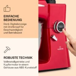 Renata Rossa Küchenmaschine 3-in-1 2000W 2,7PS 5Ltr Edelstahl BPA-frei -Haushaltsgeräte Rabatte 10040499 de 0003 logo