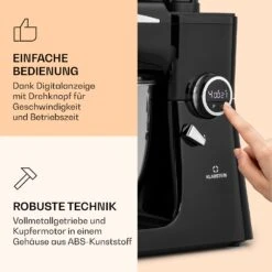 Renata Rossa Küchenmaschine 3-in-1 2000W 2,7PS 5Ltr Edelstahl BPA-frei -Haushaltsgeräte Rabatte 10040500 de 0003 logo