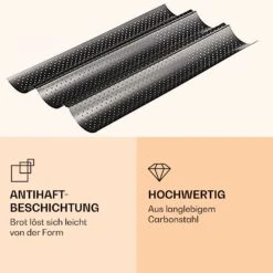 Feelino Baguettblech 3 Mulden -Haushaltsgeräte Rabatte 10040540 de 0003 logo