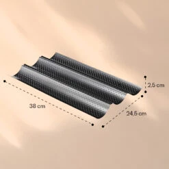 Feelino Baguettblech 3 Mulden -Haushaltsgeräte Rabatte 10040540 yy 0006 logo