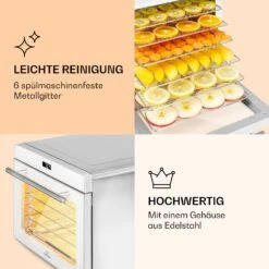 Shaftesbury Dörrautomat 700W Timer-Funktion 35-85°C Digitales Touch-Display -Haushaltsgeräte Rabatte 10040728 de 0005 logo