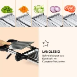 Mandoline Küchenhobel Gourmet Edelstahl 1 Bis 9 Mm Julienne-Schneider 8 Mandoline Küchenhobel Gourmet Edelstahl 1 Bis 9 Mm Julienne-Schneider -Haushaltsgeräte Rabatte 10040835 de 0003 logo