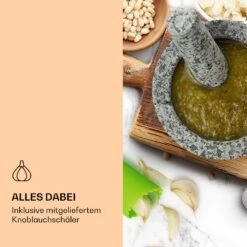 Mörser Mit Stößel 360 Ml Geriffelte Innenseite Rutschfest -Haushaltsgeräte Rabatte 10040838 de 0004 logo