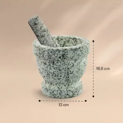 Mörser Mit Stößel 360 Ml Geriffelte Innenseite Rutschfest -Haushaltsgeräte Rabatte 10040838 yy 0006 logo