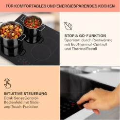 Virtuosa 5 Einbaukochfeld 5 Zonen 8500W Glaskeramik -Haushaltsgeräte Rabatte 10041117 de 0004 usp