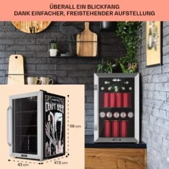 Beersafe 70 Craft Beer Edition Kühlschrank 70 Liter Glastür Edelstahl 14 Beersafe 70 Craft Beer Edition Kühlschrank 70 Liter Glastür Edelstahl -Haushaltsgeräte Rabatte 10041181 de 0007 usp