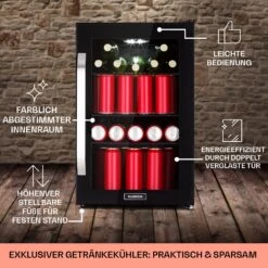 Beersafe 70 Craft Beer Edition Kühlschrank 70 Ltr Glastür Edelstahl -Haushaltsgeräte Rabatte 10041182 de 0006 usp