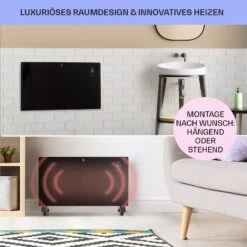 Bansin Crystal Smart Konvektions-Heizgerät 1500W 5 - 50 °C App-Steuerung -Haushaltsgeräte Rabatte 10041209 de 0007 usp