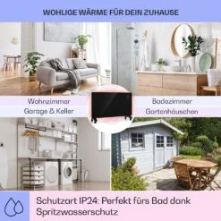 Bansin Crystal Smart Konvektions-Heizgerät 2500W 5 - 50 °C App-Steuerung -Haushaltsgeräte Rabatte 10041211 de 0005 usp