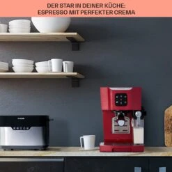 BellaVita Kaffeemaschine 3-in-1 1450 W 20 Bar Milchschäumer -Haushaltsgeräte Rabatte 10041240 de 0004 usp