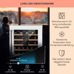 Vinsider 36 Built-In Uno Einbau-Weinkühlschrank 36 Flaschen 92 Ltr Edelstahl 11 Vinsider 36 Built-In Uno Einbau-Weinkühlschrank 36 Flaschen 92 Ltr Edelstahl -Haushaltsgeräte Rabatte 10041287 de 0004 usp