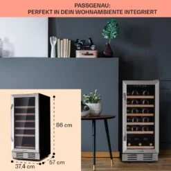 Vinovilla 29 Built-In Weinkühlschrank 81 L / 29 Fl. Glastür Edelstahl -Haushaltsgeräte Rabatte 10041304 de 0006 logo