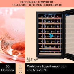Barossa 50 Uno Weinkühlschrank 1 Zone 120 Ltr 50 Fl Touch-Display -Haushaltsgeräte Rabatte 10041307 de 0003 logo