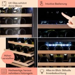 Barossa 50 Uno Weinkühlschrank 1 Zone 120 Ltr 50 Fl Touch-Display -Haushaltsgeräte Rabatte 10041307 de 0005 logo