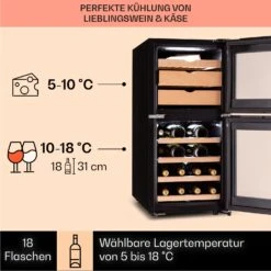 El Dorado 89 Käse & Weinkühlschrank 2 Zonen Touch 89L LED -Haushaltsgeräte Rabatte 10041310 de 0004 logo