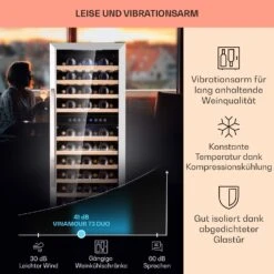 Vinamour 73 Duo Weinkühlschrank 2 Zonen 192 L/73 Flaschen 5-18°C Touch 11 Vinamour 73 Duo Weinkühlschrank 2 Zonen 192 L/73 Flaschen 5-18°C Touch -Haushaltsgeräte Rabatte 10041314 de 0004 logo
