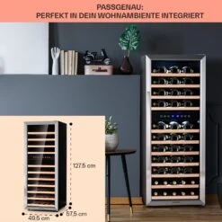 Vinamour 73 Duo Weinkühlschrank 2 Zonen 192 L/73 Flaschen 5-18°C Touch 13 Vinamour 73 Duo Weinkühlschrank 2 Zonen 192 L/73 Flaschen 5-18°C Touch -Haushaltsgeräte Rabatte 10041314 de 0006 logo