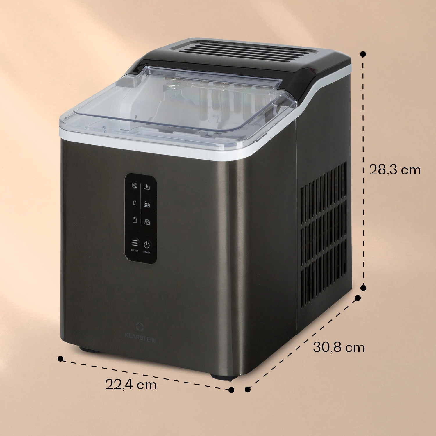 Albaron Supreme Eiswürfelmaschine Bullet 12kg/24h 1,5 Ltr Edelstahl 7 Albaron Supreme Eiswürfelmaschine Bullet 12kg/24h 1,5 Ltr Edelstahl – Bild 7