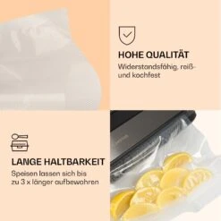 Forli Vakuumierbeutel 2 Rollen Je 28 X 300 Cm Widerstandsfähig Reißfest Kochfest -Haushaltsgeräte Rabatte 10041375 de 0003 logo