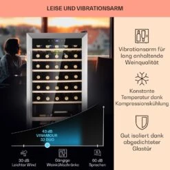 Vinamour 32 Uno Weinkühlschrank 1 Zone 95 L / 36 Flaschen 4-18°C Touch 12 Vinamour 32 Uno Weinkühlschrank 1 Zone 95 L / 36 Flaschen 4-18°C Touch -Haushaltsgeräte Rabatte 10041393 de 0004 usp