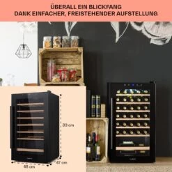 Barossa 32 Uno Weinkühlschrank 1 Zone 95 Liter / 36 Flaschen Touch-Display -Haushaltsgeräte Rabatte 10041395 de 0006 usp