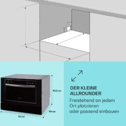 Havasia UV 6 Luminance Geschirrspüler UV Glasfront Freistehend 1380W -Haushaltsgeräte Rabatte 10041827 de 0005 usp