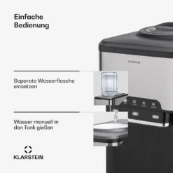 Aqueous Eiswürfelmaschine 3-in-1: Eiswürfel, Wasserspender: Heiß & Kalt 20 Kg/24h -Haushaltsgeräte Rabatte 10041845 de 0003 usp