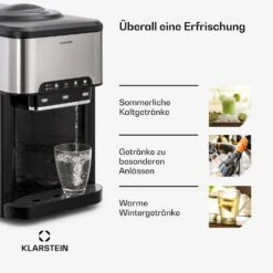 Aqueous Eiswürfelmaschine 3-in-1: Eiswürfel, Wasserspender: Heiß & Kalt 20 Kg/24h -Haushaltsgeräte Rabatte 10041845 de 0005 usp