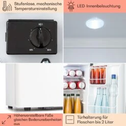 Happy Hour 38 Mini-Kühlschrank Minibar 38 Liter 26 DB -Haushaltsgeräte Rabatte 10045047 de 0005 usp