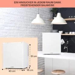 Happy Hour 38 Mini-Kühlschrank Minibar 38 Liter 26 DB -Haushaltsgeräte Rabatte 10045047 de 0006 usp
