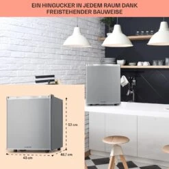 Happy Hour 45 Mini-Kühlschrank Minibar Getränkekühlschrank 45 L 26 DB -Haushaltsgeräte Rabatte 10045049 de 0006 usp